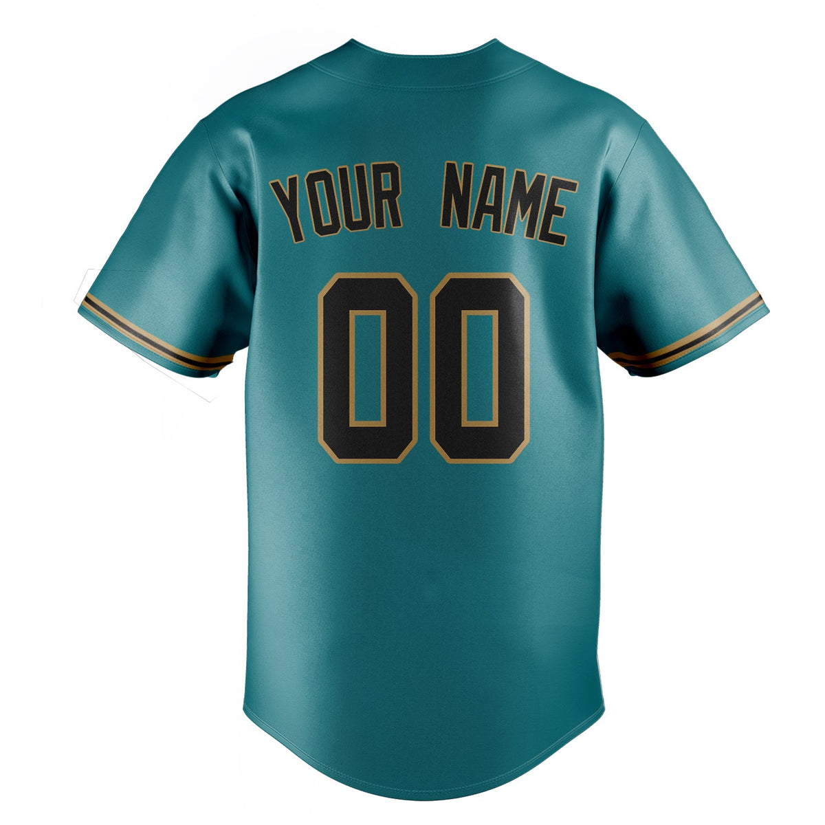 Teal & Navy Infield Baseball Jersey