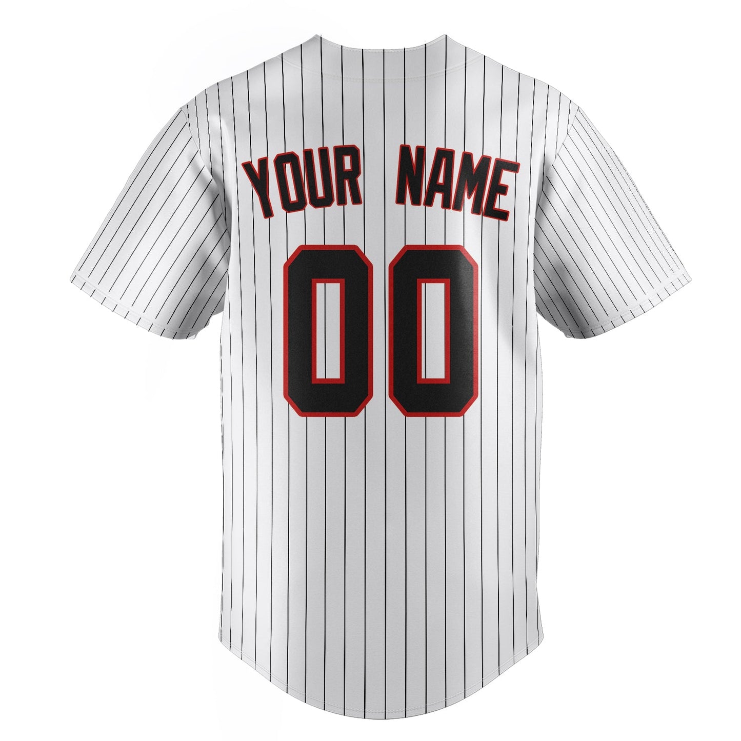 White & Black Infield Baseball Jersey