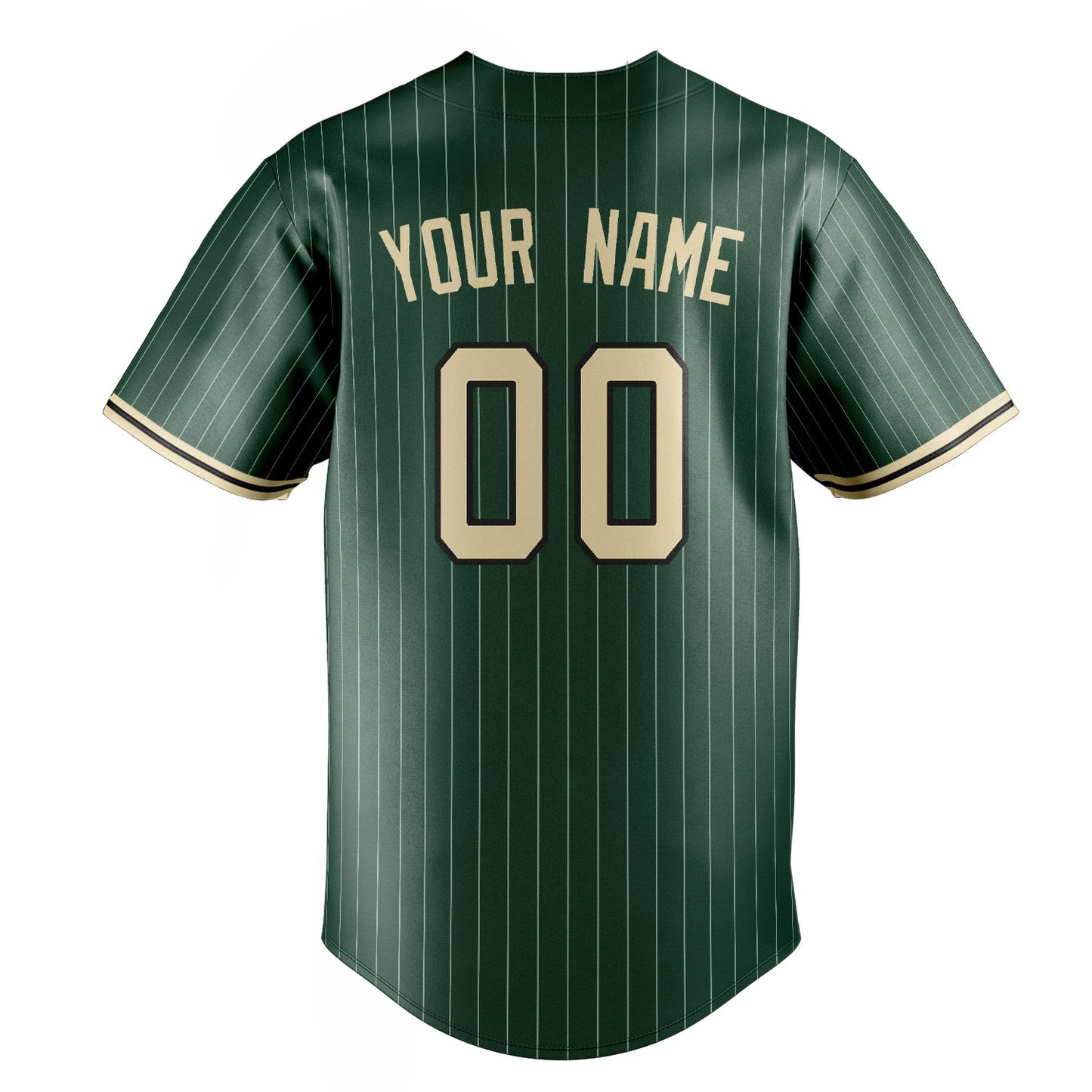Green & Cream Ace Baseball Jersey