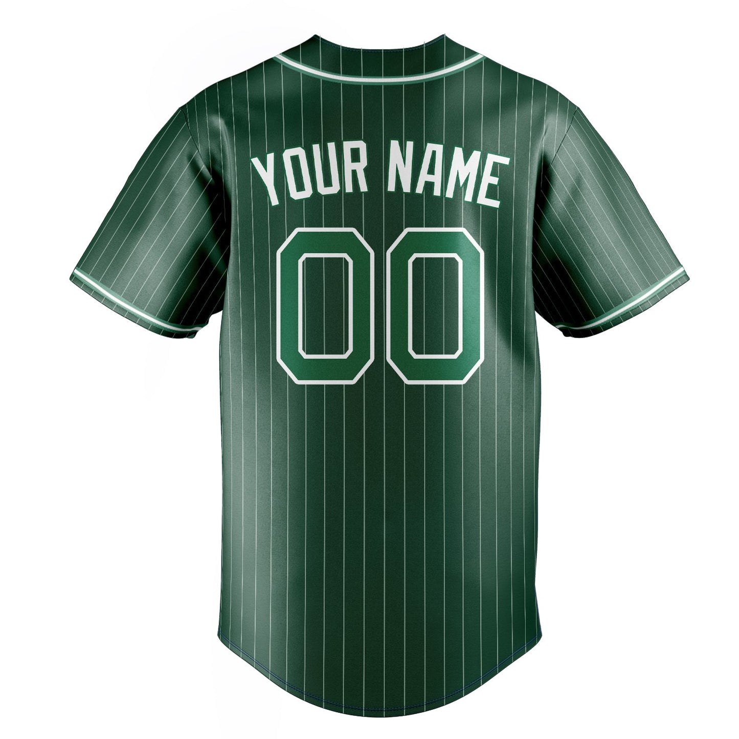Green & Kelly-Green League Baseball Jersey