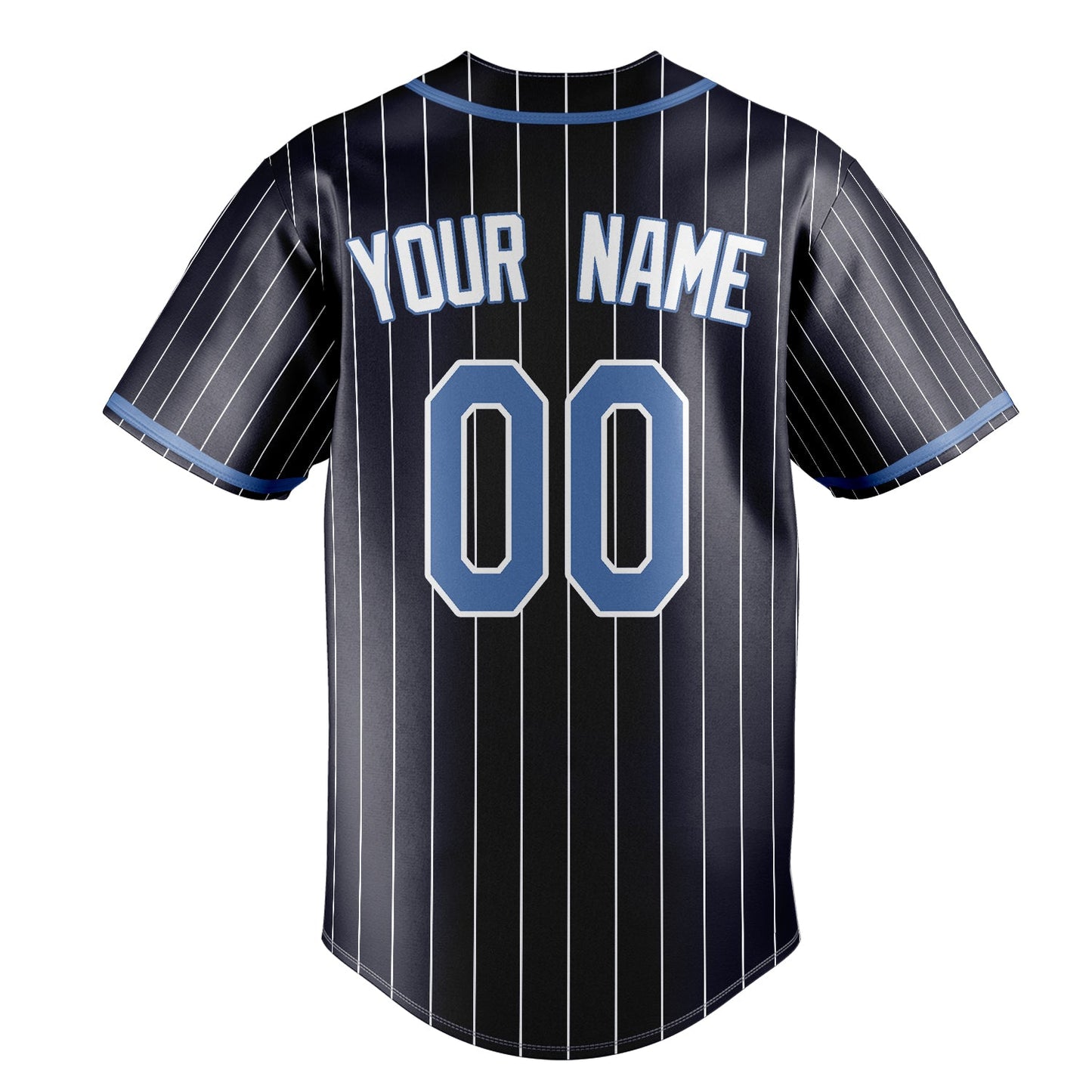 Navy & Light-Blue Seventh Baseball Jersey