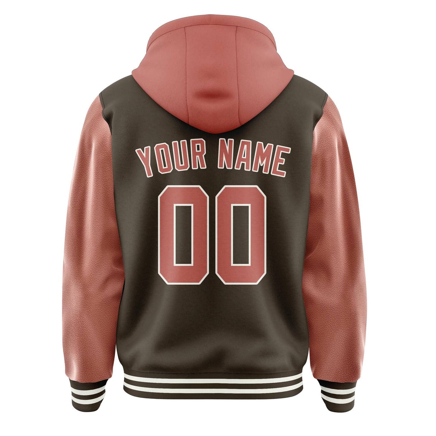 Brown & Copper Rose Stadium Jacket