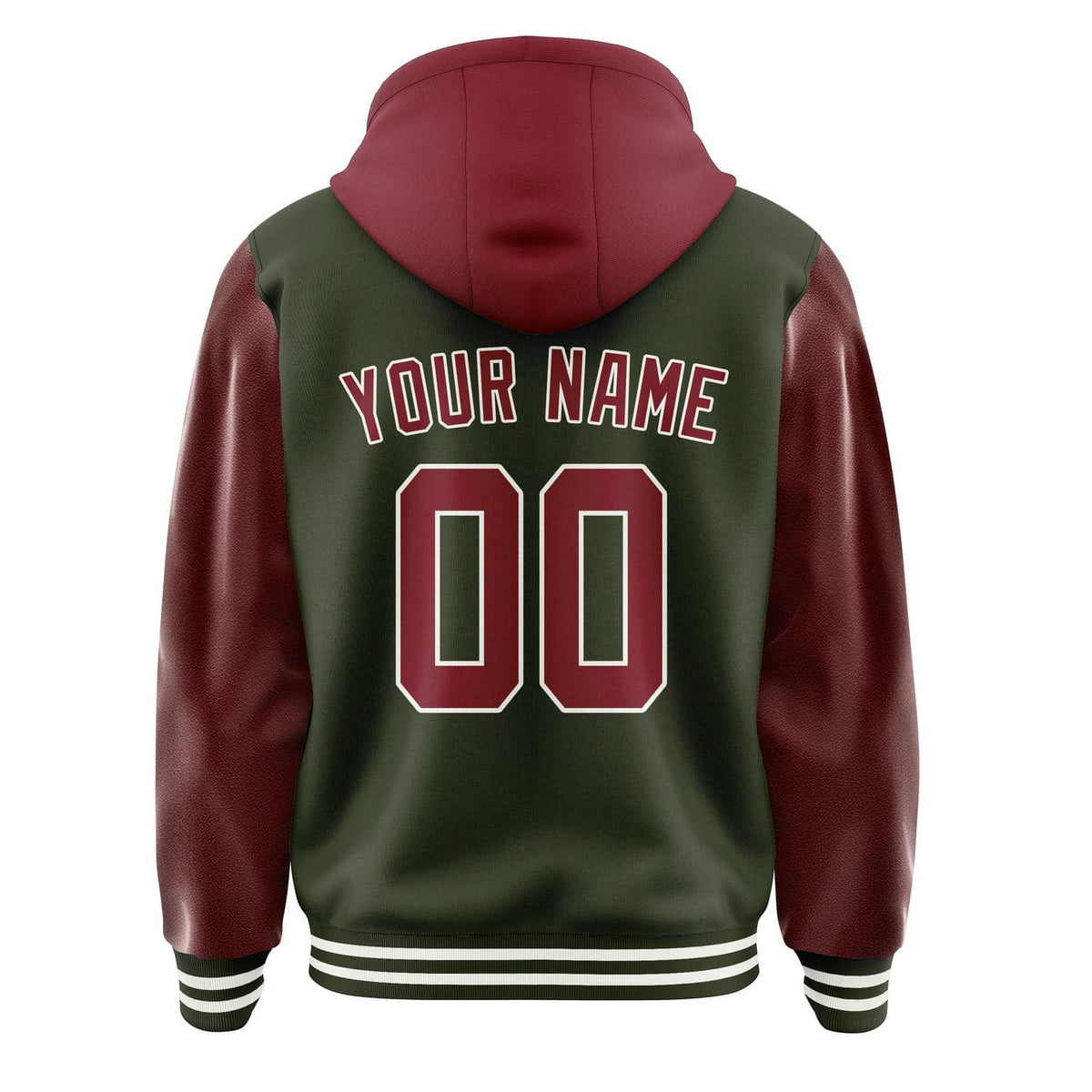Olive & Crimson Red Grandstand Jacket