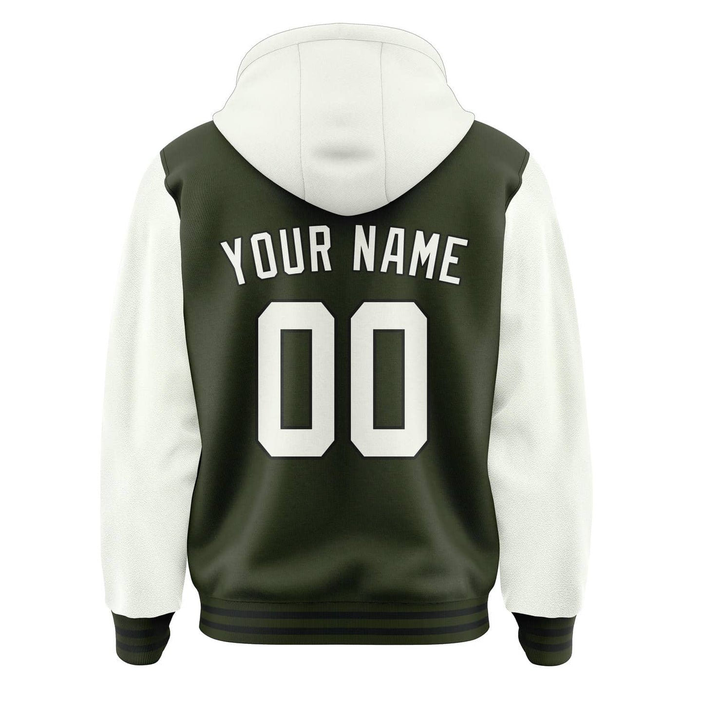Olive & White North Jacket