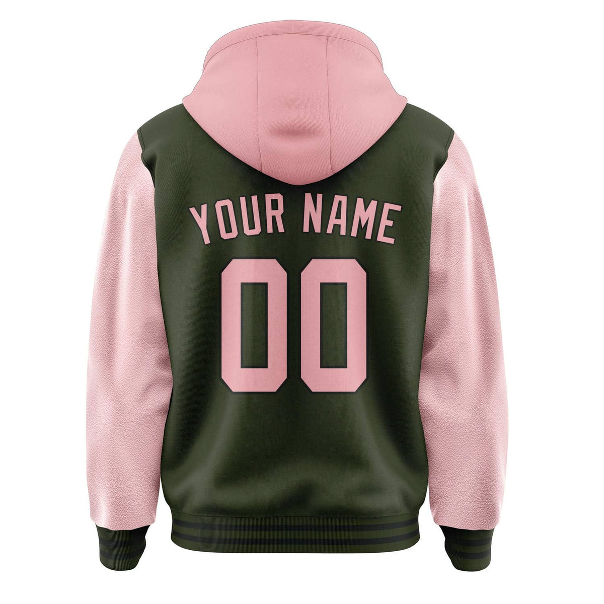 Olive & Light Pink Harbor Jacket