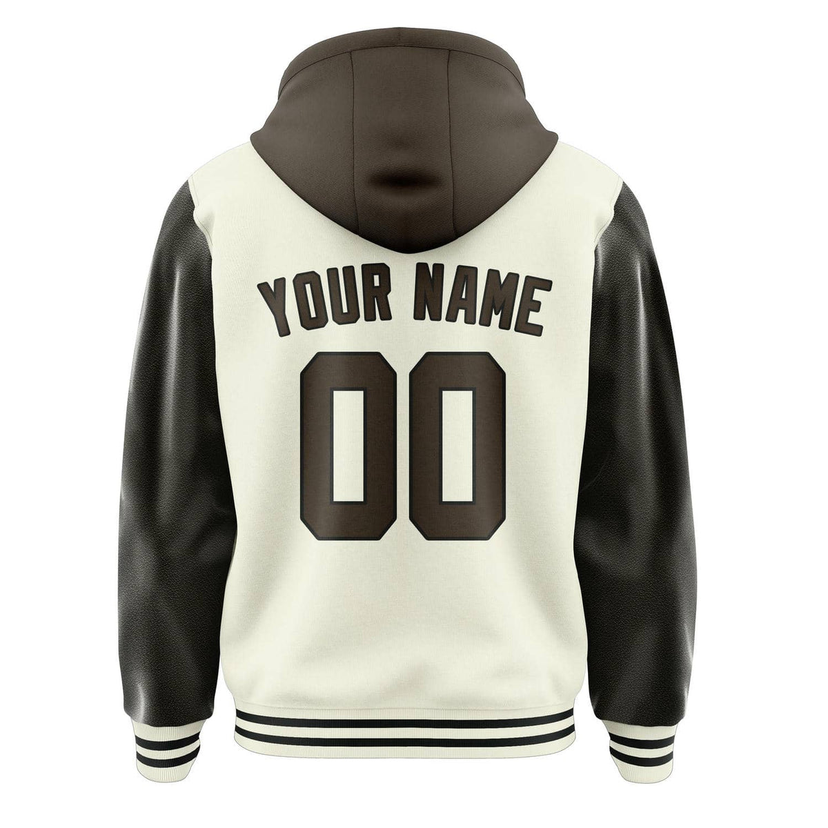 Cream & Brown Bench Jacket