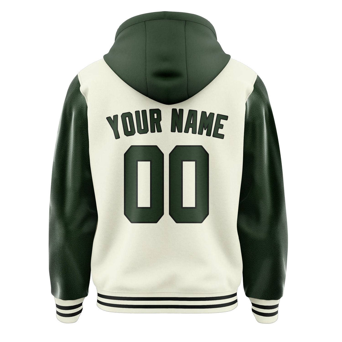 Cream & Dark Green Grandstand Jacket