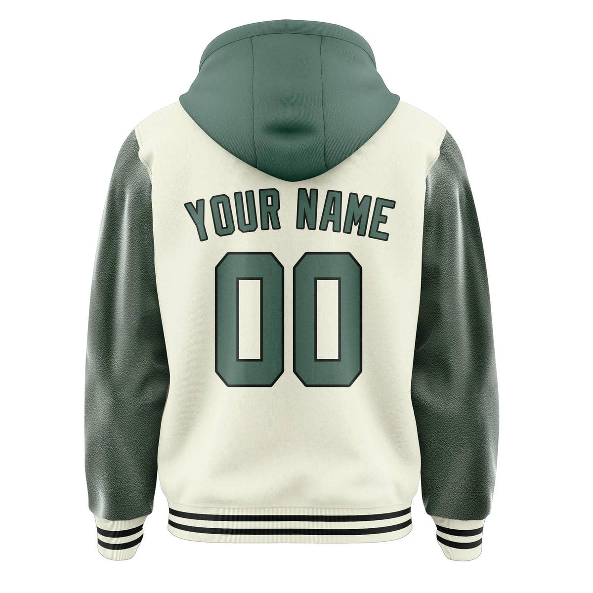 Cream & Blue Green Avenue Jacket