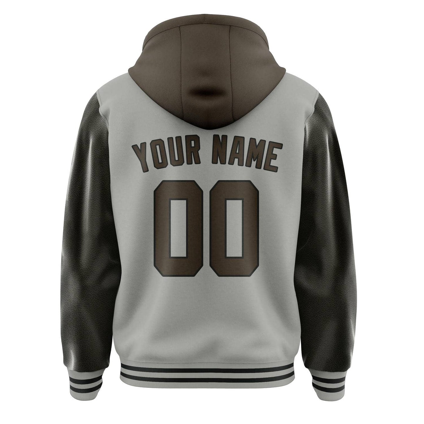 Gray & Brown Grandstand Jacket