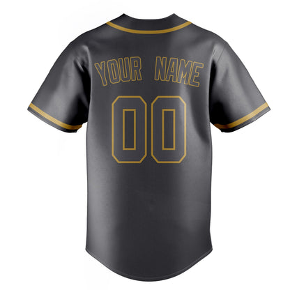 Steel-Gray & Old-Gold Series Baseball Jersey