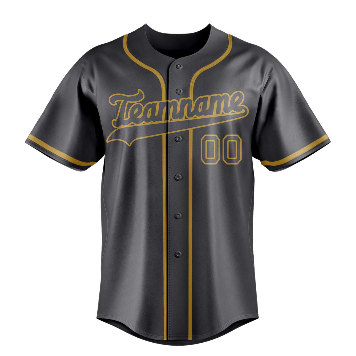 Steel-Gray & Old-Gold Series Baseball Jersey