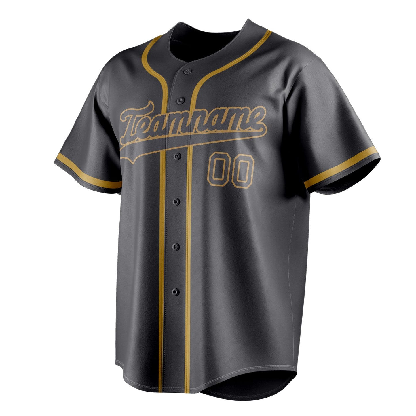 Steel-Gray & Old-Gold Series Baseball Jersey