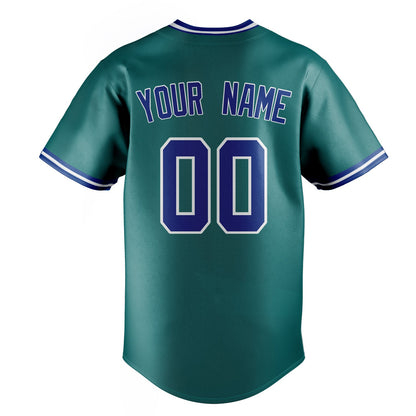 Teal & Royal Homeplate Baseball Jersey
