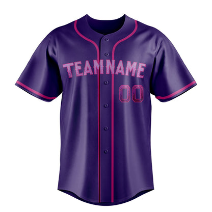 Purple & Pink Dugout Baseball Jersey