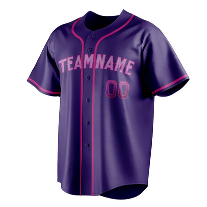 Purple & Pink Dugout Baseball Jersey
