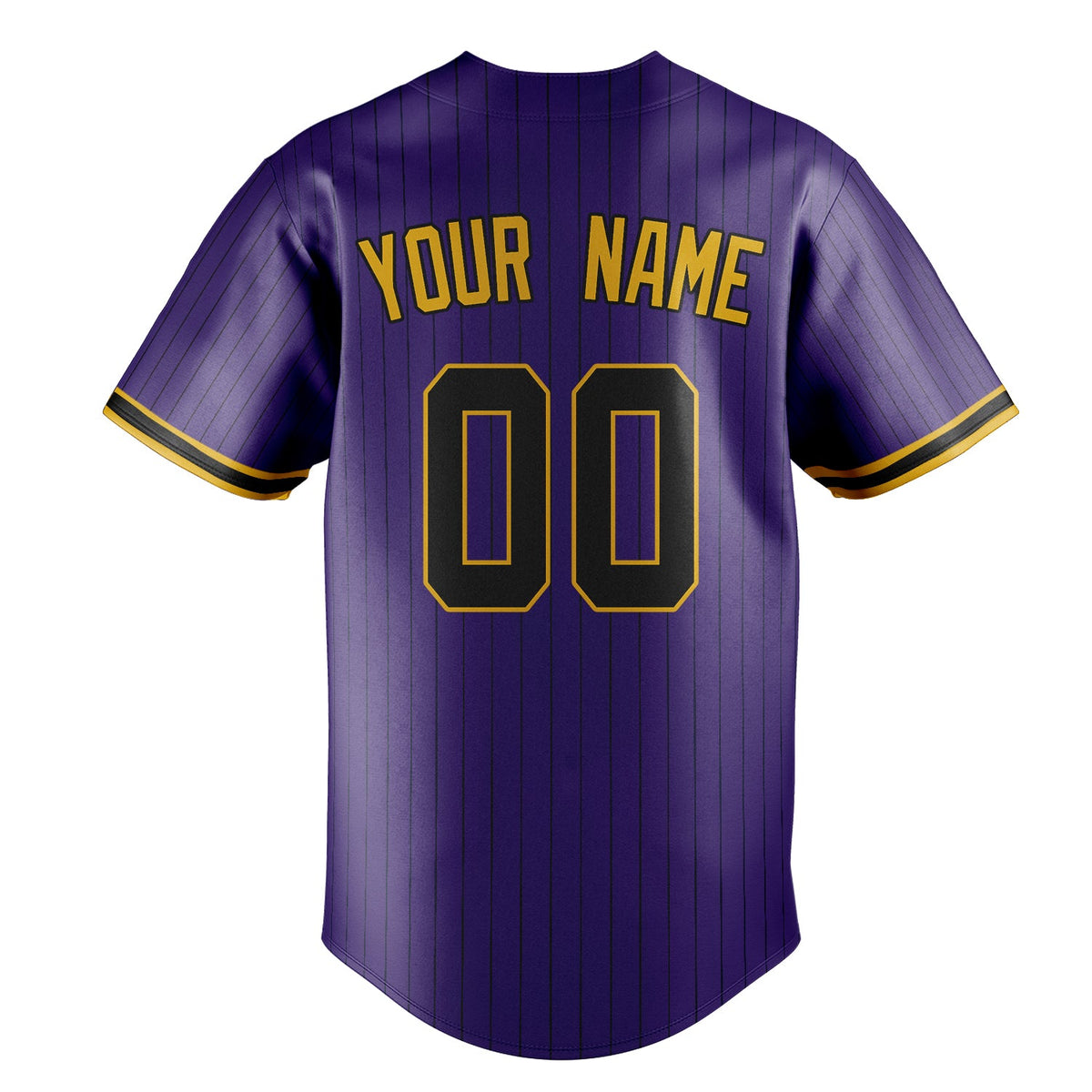 Purple & Black Diamond Baseball Jersey