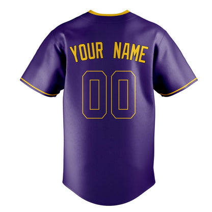 Purple & Gold Rally Baseball Jersey