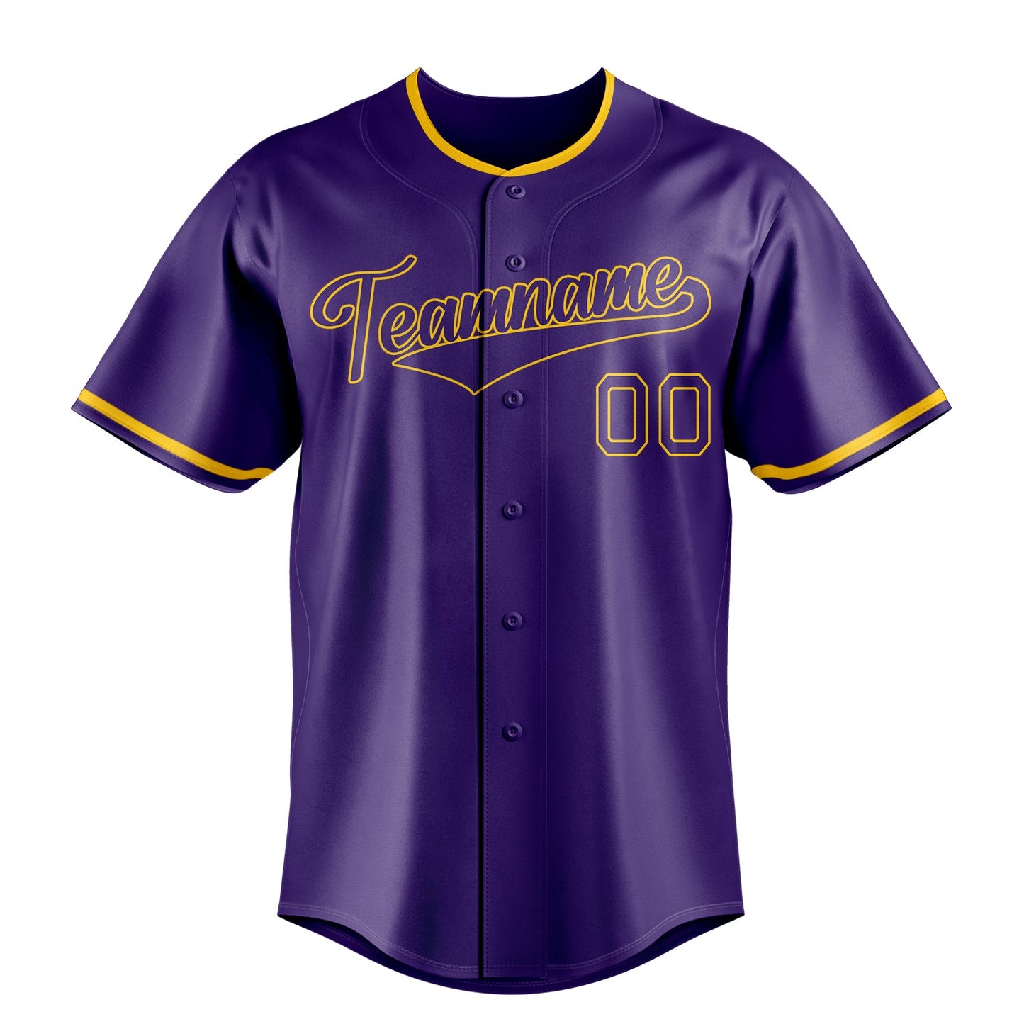 Purple & Gold Rally Baseball Jersey