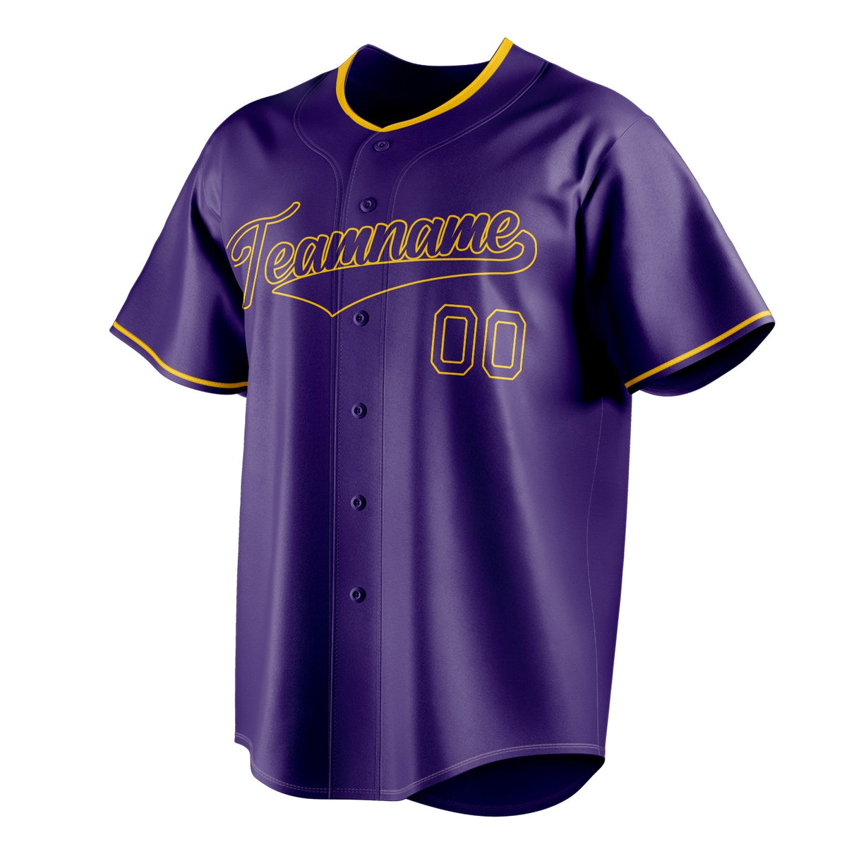 Purple & Gold Rally Baseball Jersey