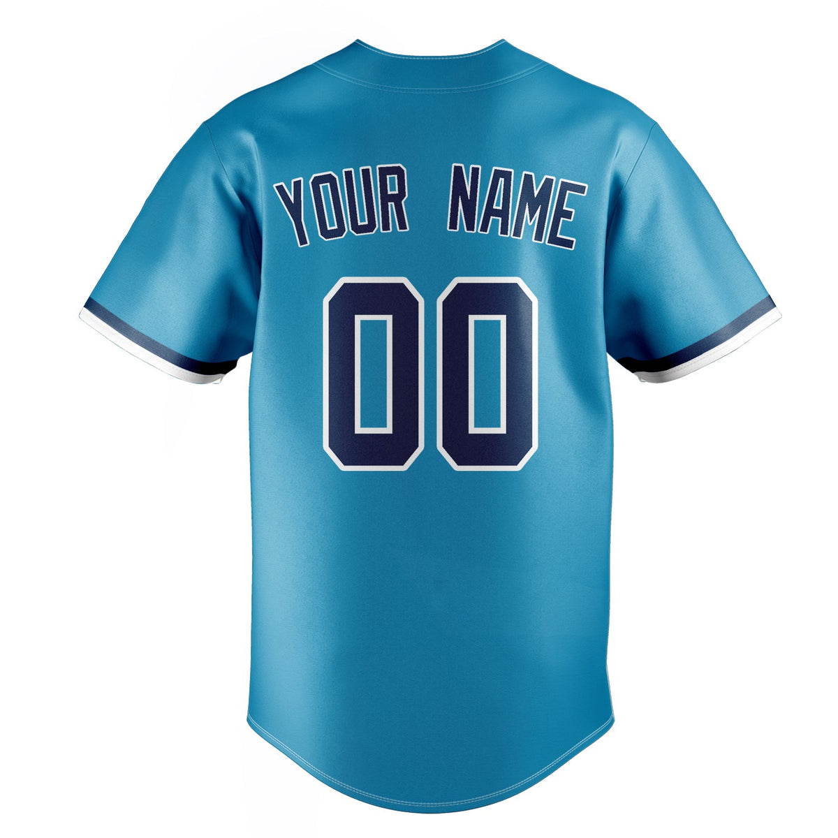 Panther-Blue & Navy Rally Baseball Jersey