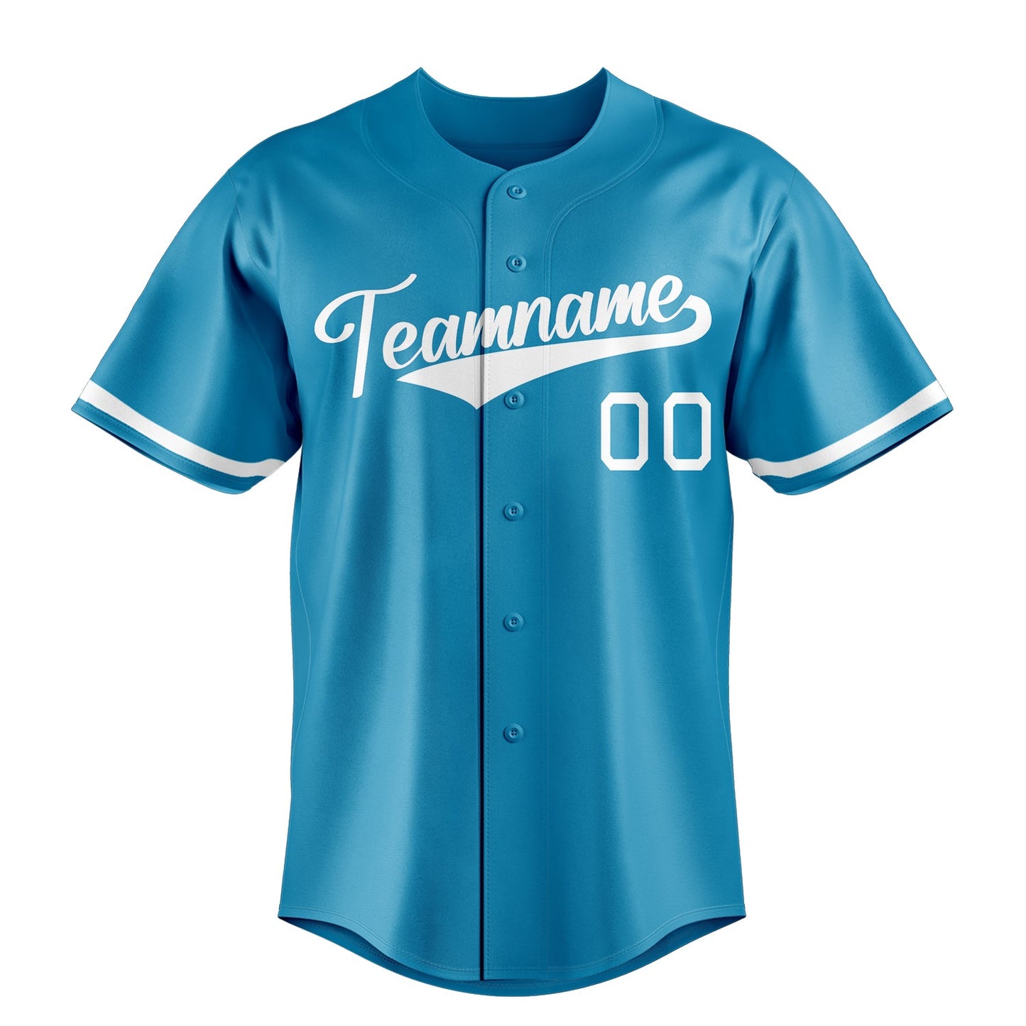 Panther-Blue & White Series Baseball Jersey