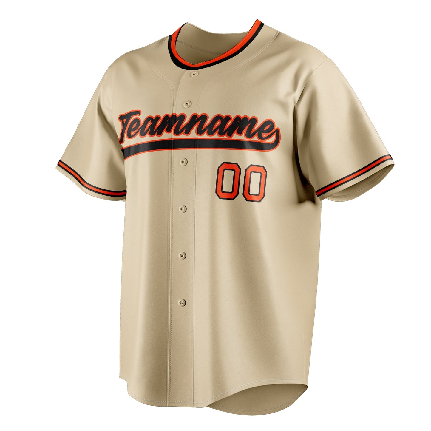 Sand & Black Heritage Baseball Jersey