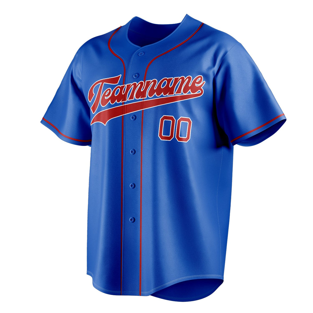 Thunder-Blue & Crimson Rally Baseball Jersey