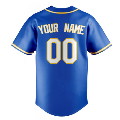 Thunder-Blue & White Series Baseball Jersey