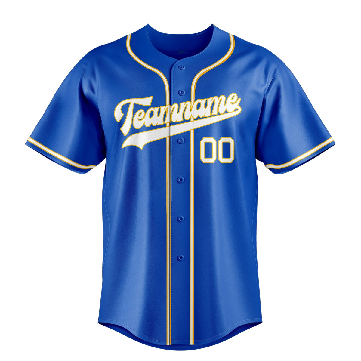 Thunder-Blue & White Series Baseball Jersey