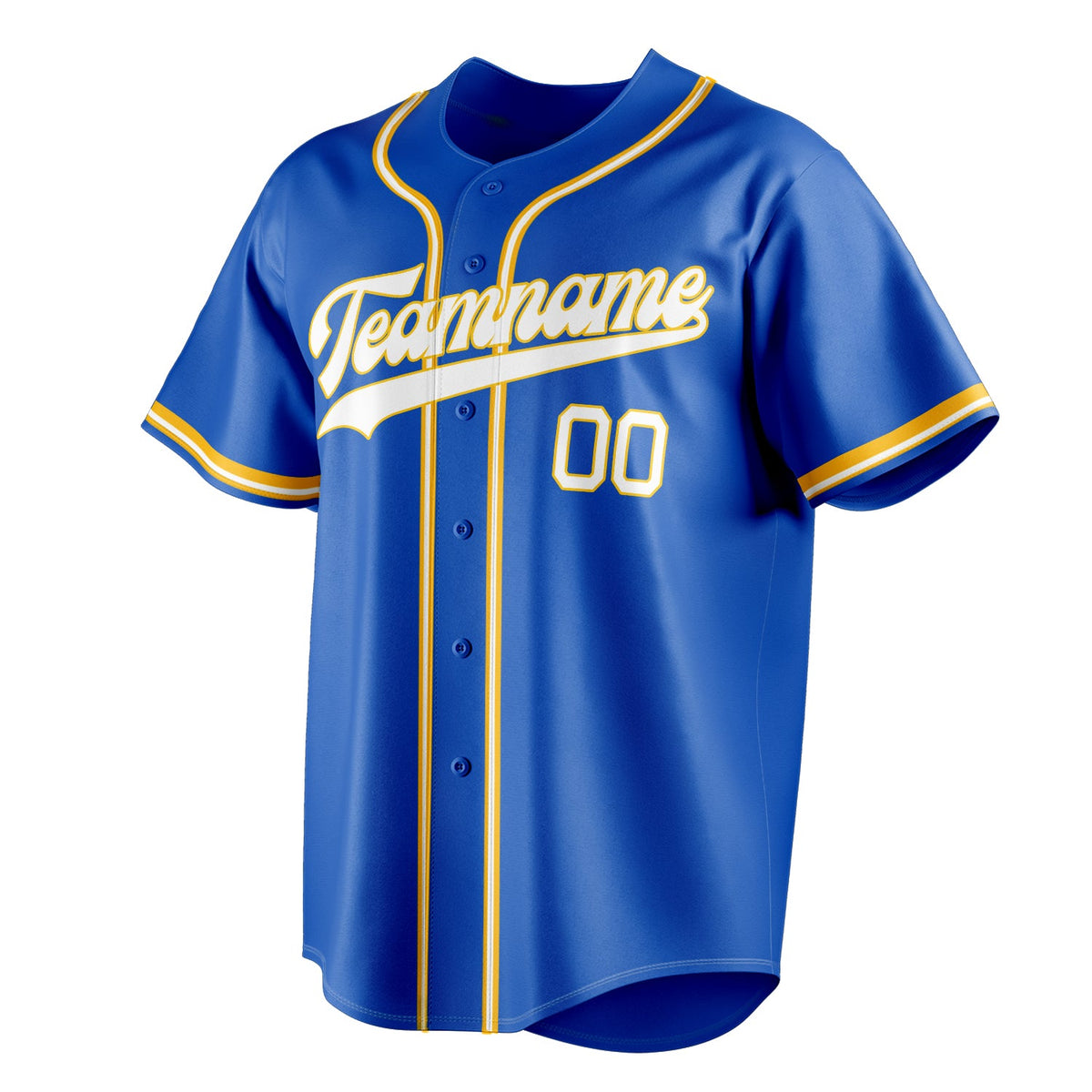 Thunder-Blue & White Series Baseball Jersey