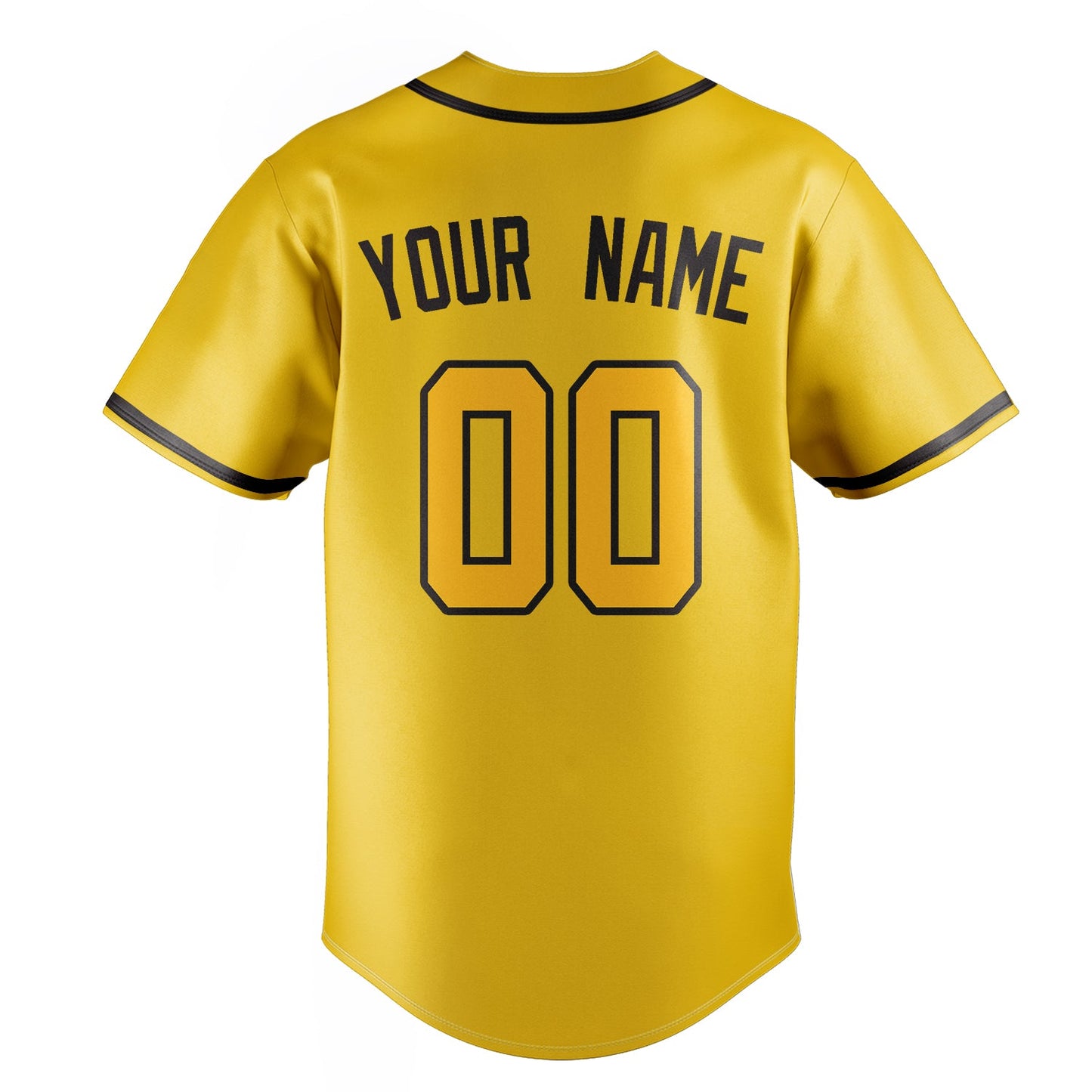Yellow & Gold Ballpark Baseball Jersey