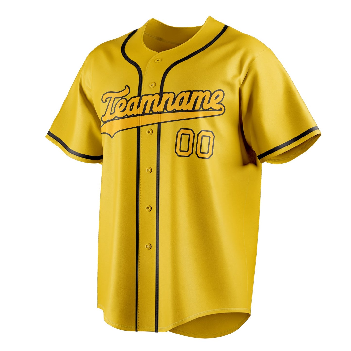Yellow & Gold Ballpark Baseball Jersey