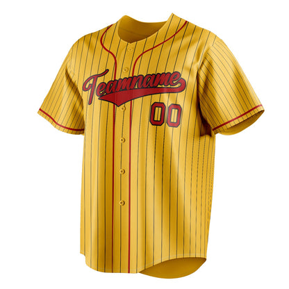 Yellow & Red Homeplate Baseball Jersey