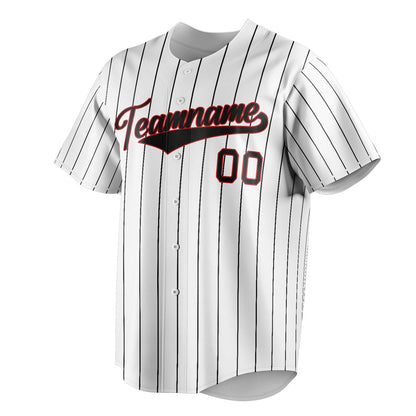 White & Black Infield Baseball Jersey