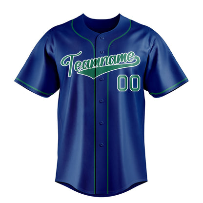 Royal & Kelly-Green Baseline Baseball Jersey