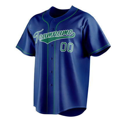 Royal & Kelly-Green Baseline Baseball Jersey