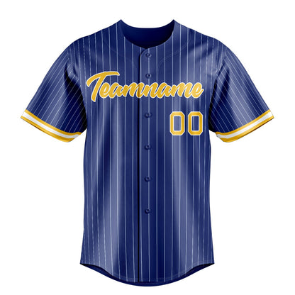 Royal & Gold Dugout Baseball Jersey