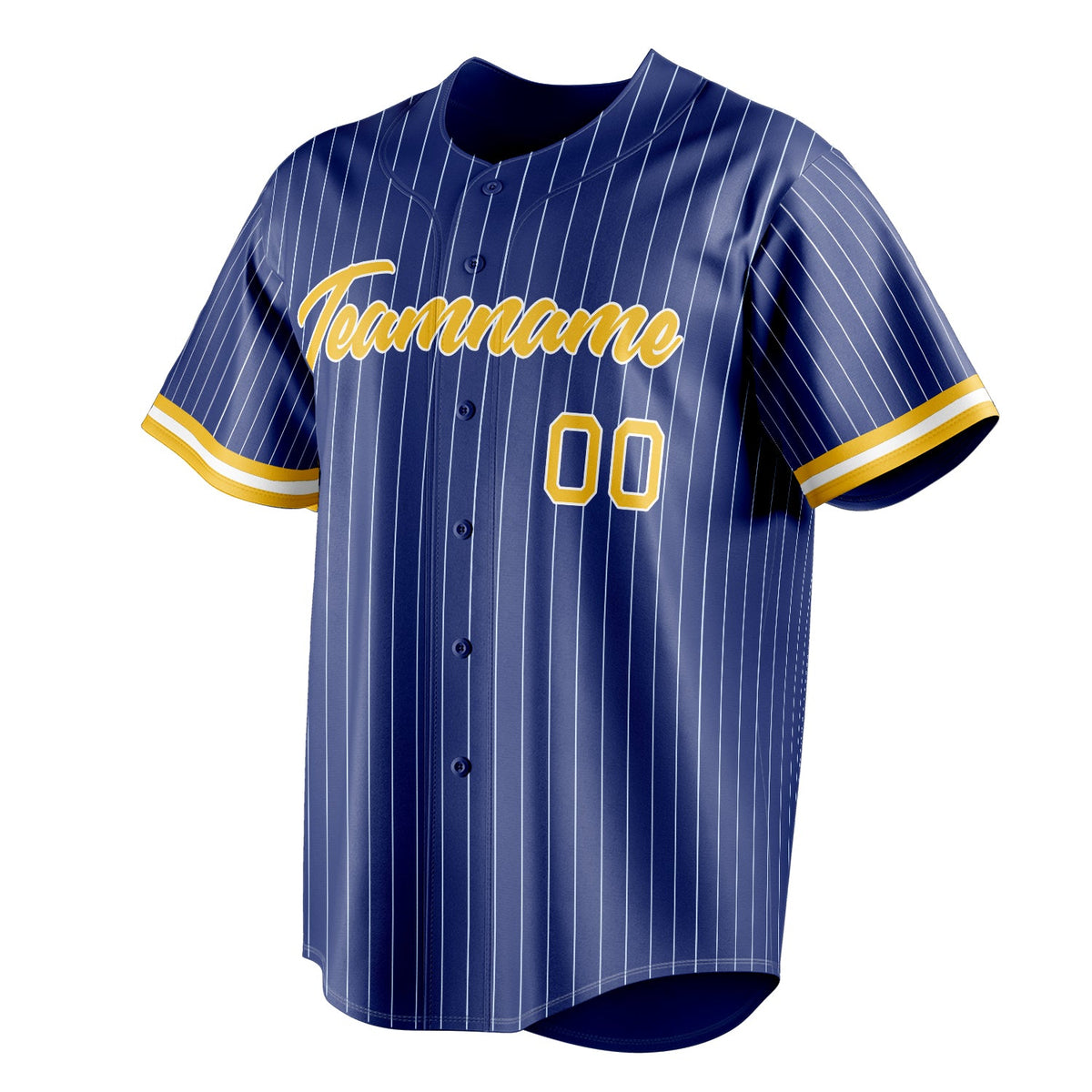 Royal & Gold Dugout Baseball Jersey