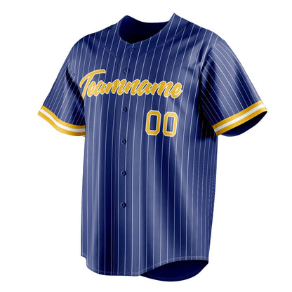 Royal & Gold Dugout Baseball Jersey