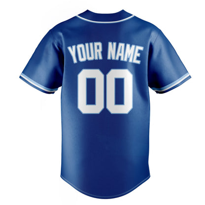 Royal & White Diamond Baseball Jersey