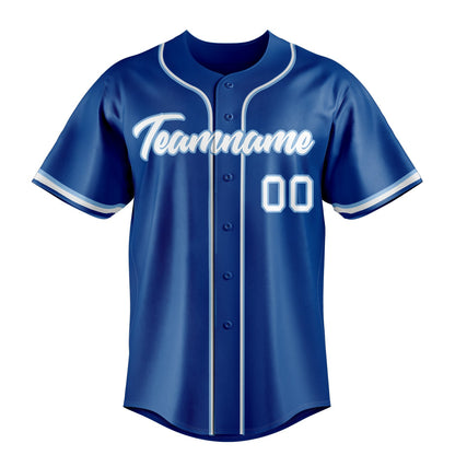 Royal & White Diamond Baseball Jersey