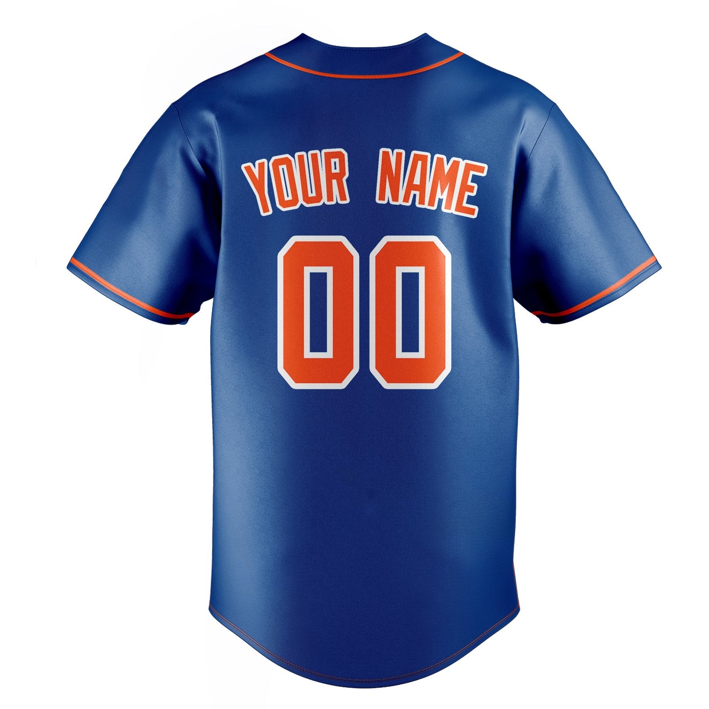 Royal & Orange Rally Baseball Jersey