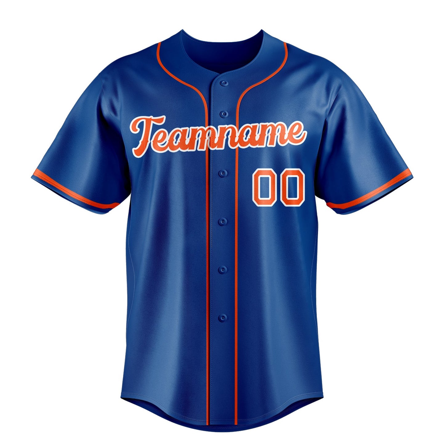 Royal & Orange Rally Baseball Jersey