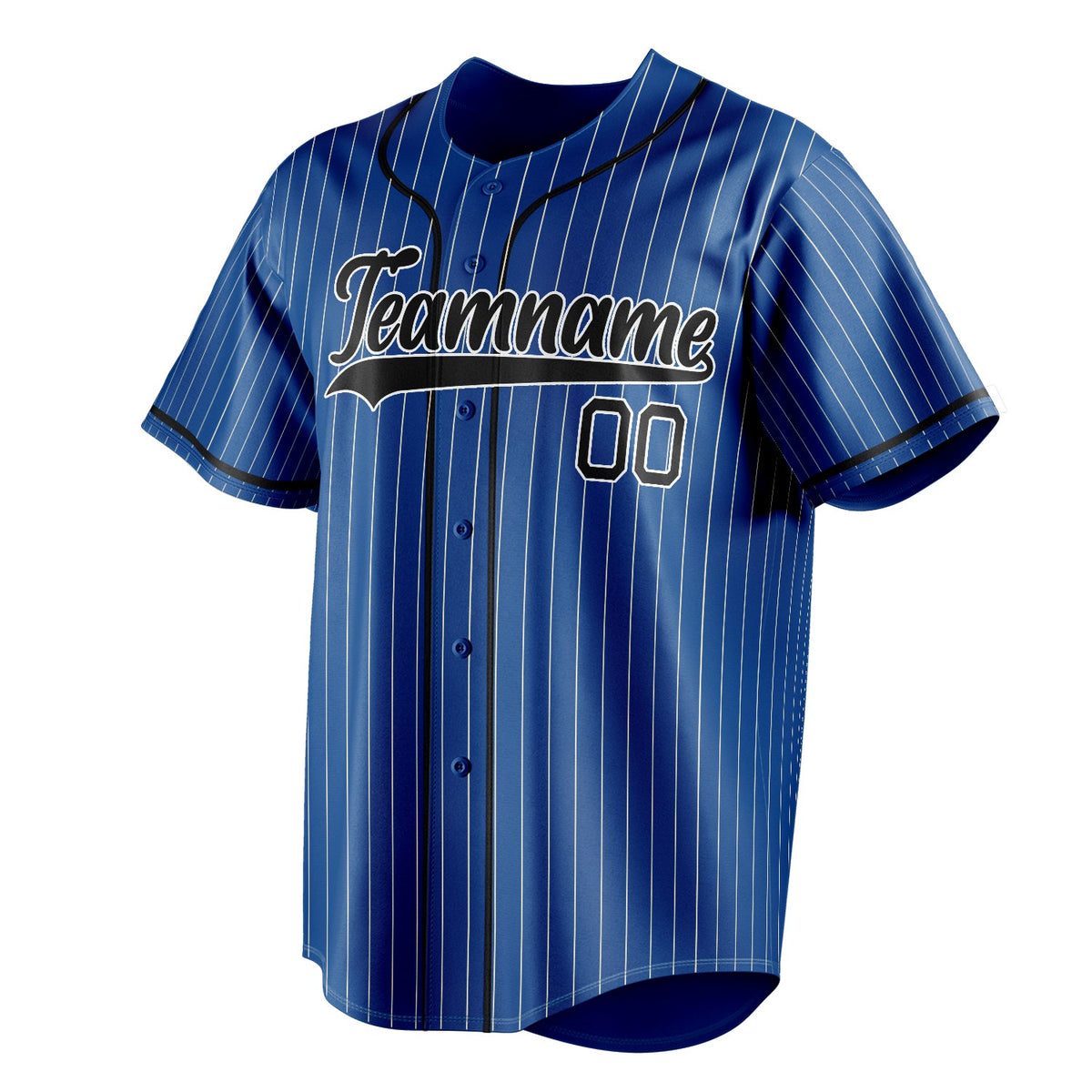 Royal & Black Field Baseball Jersey