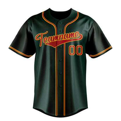 Green & Red Series Baseball Jersey