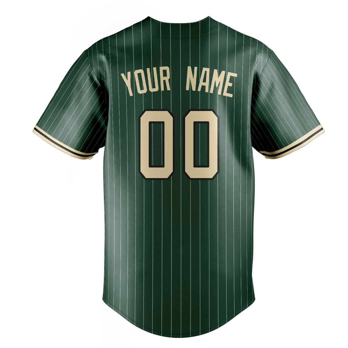 Green & Cream Ace Baseball Jersey