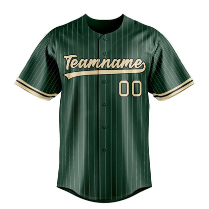 Green & Cream Ace Baseball Jersey