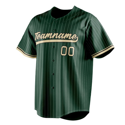 Green & Cream Ace Baseball Jersey