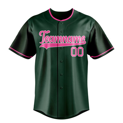 Green & Pink Rookie Baseball Jersey