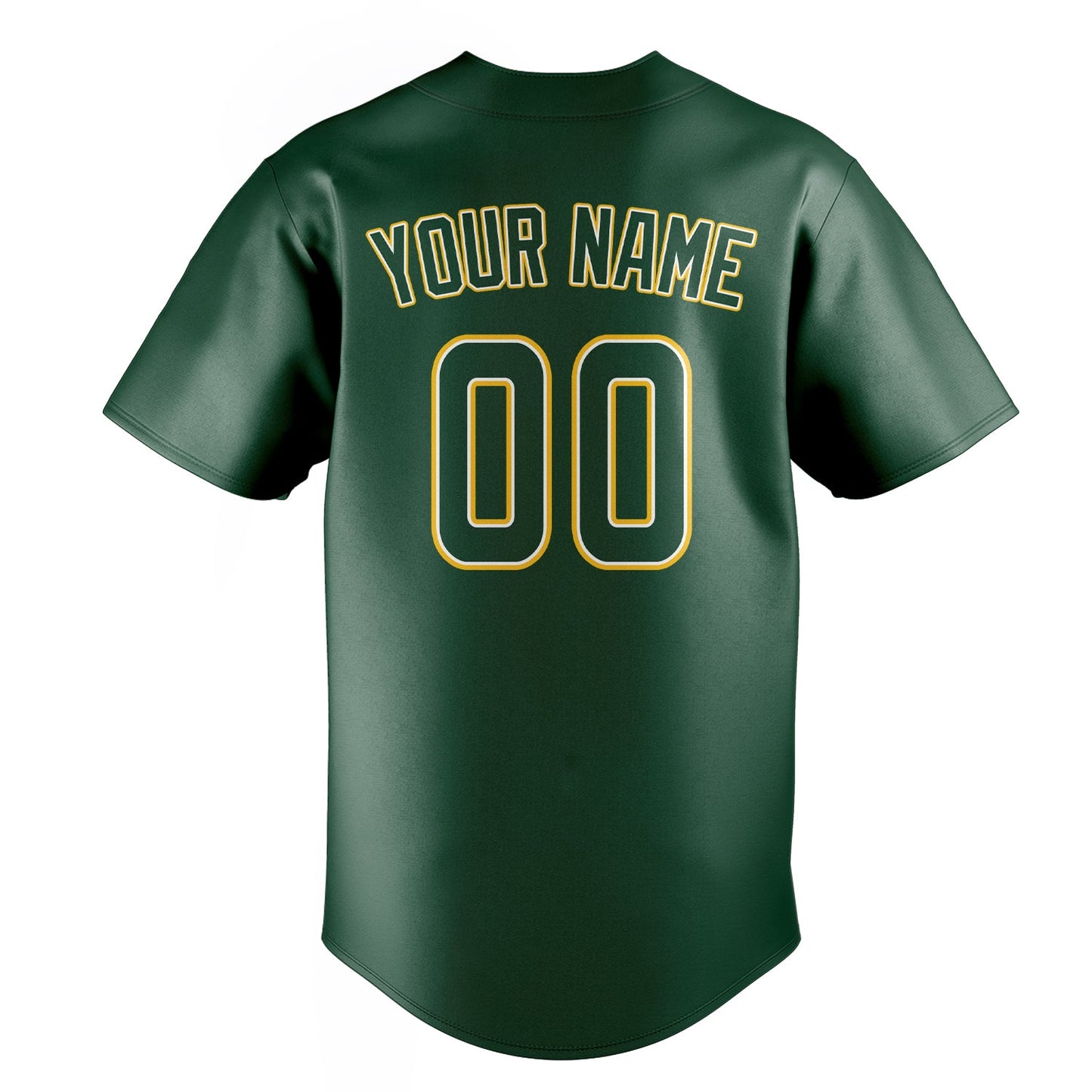 Green & Gold Heritage Baseball Jersey
